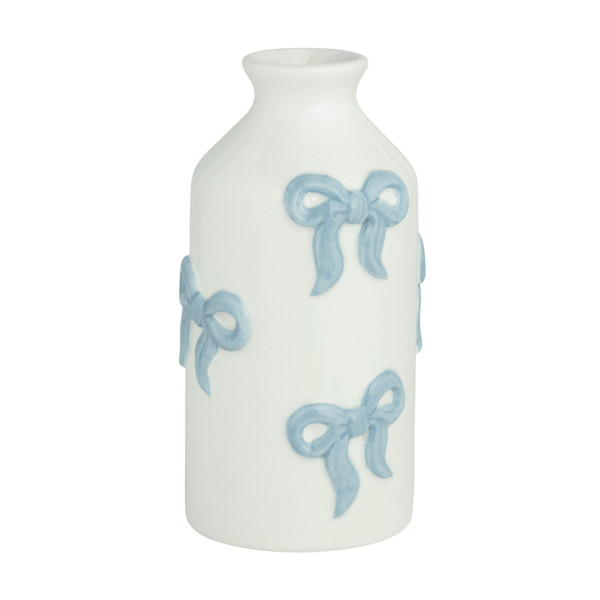 Large Bow Bud Vase | Mud Pie