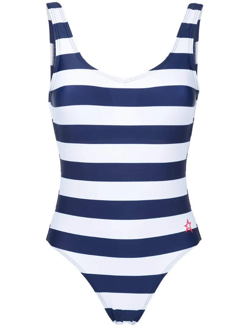 Perfect Moment - Striped one-piece - women - Polyamide/Spandex/Elastane - L, Blue, Polyamide/Spandex/Elastane | FarFetch US