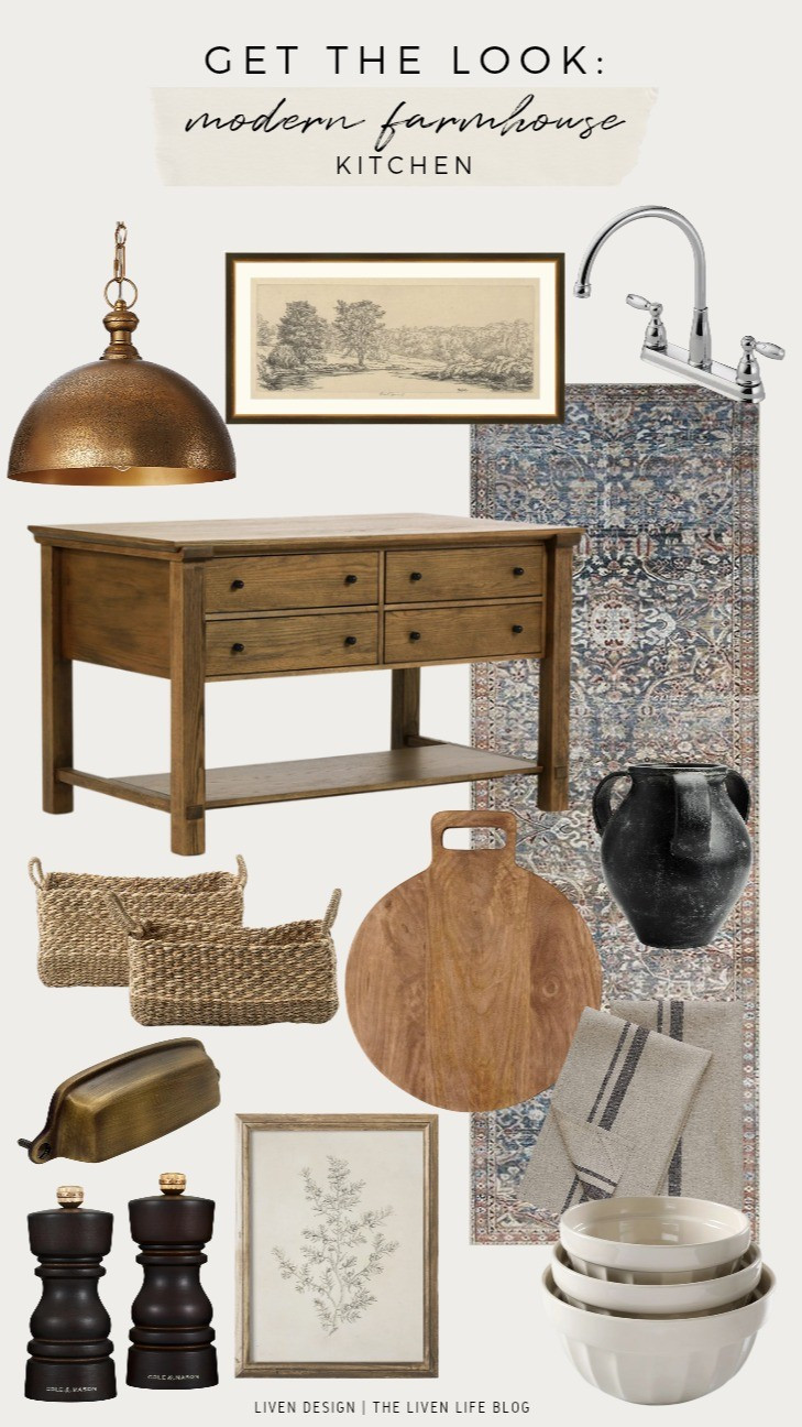 Kitchen decor. Home decor. Kitchen island. Brass dome pendant. Kitchen faucet. Landscape sketch art. Vintage art. Modern farmhouse 

#LTKSeasonal #LTKSaleAlert #LTKHome