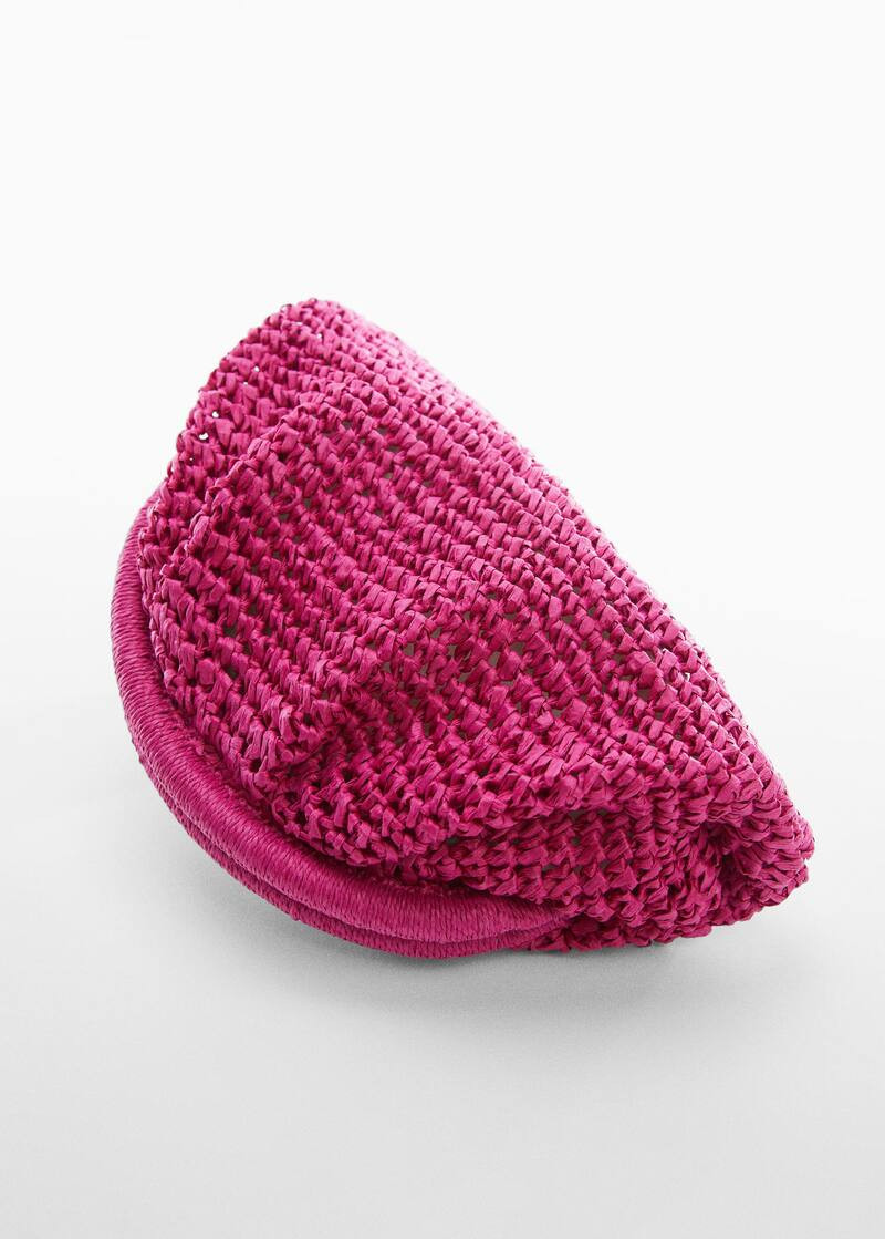 Natural fiber handbag -  Women | Mango USA | MANGO (US)