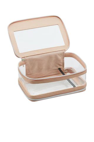 ETOILE COLLECTIVE Clear Makeup Travel Case in Blush from Revolve.com | Revolve Clothing (Global)
