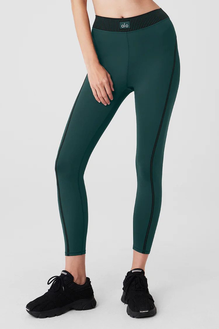 Airlift High-Waist 7/8 Line Up Legging | Alo Yoga (US)