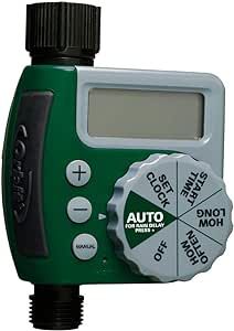 Orbit 62061Z Single-Outlet Hose Watering Timer, 1 Outlet, Green | Amazon (US)