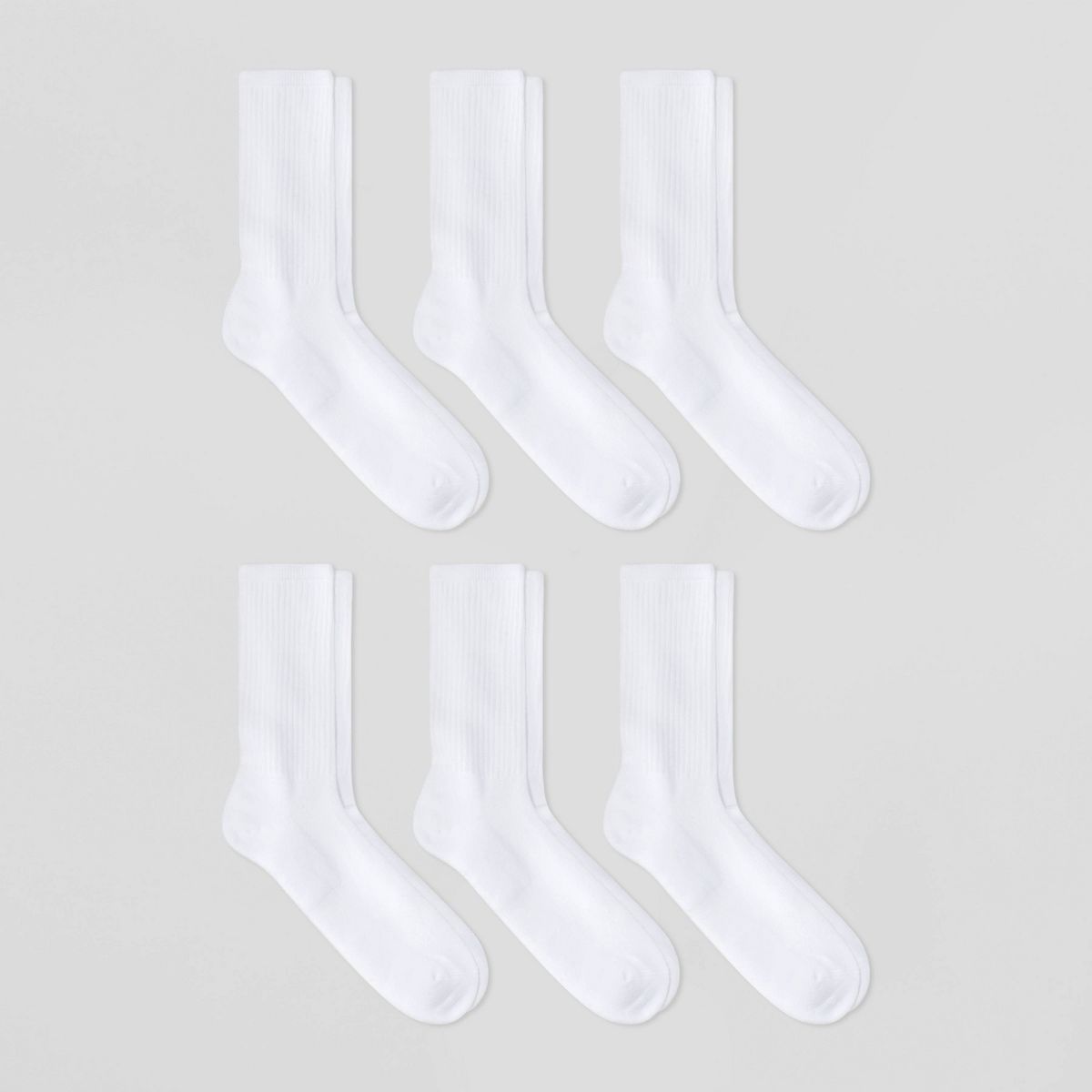 Men's Odor Resistant Socks 6pk - Goodfellow & Co™ - 6-12 | Target