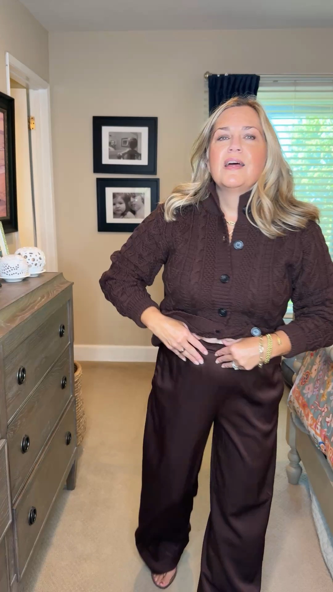 Both of these pieces are perfect for fall! The pants are only $37. They work great on menopausal bellies, are comfortable and look chic. You can wear them for travel, dinner or even lounging around.  ￼

#LTKOver40 #LTKSaleAlert #LTKxWalmart