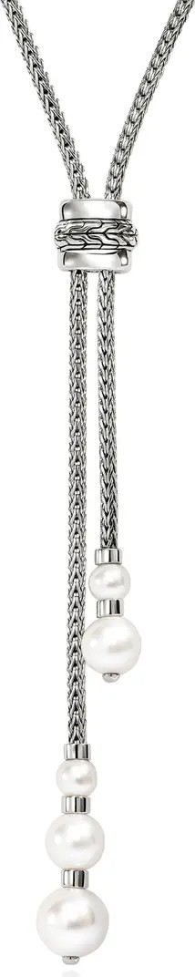 John Hardy JH Essentials Pearl Lariat Necklace | Nordstrom | Nordstrom