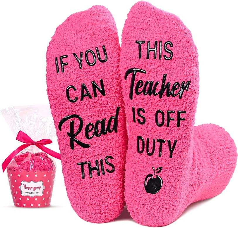 HAPPYPOP Funny School socks for Teens, Teacher Appreciation Gifts Graduation Gifts Flamingo Gifts... | Amazon (US)