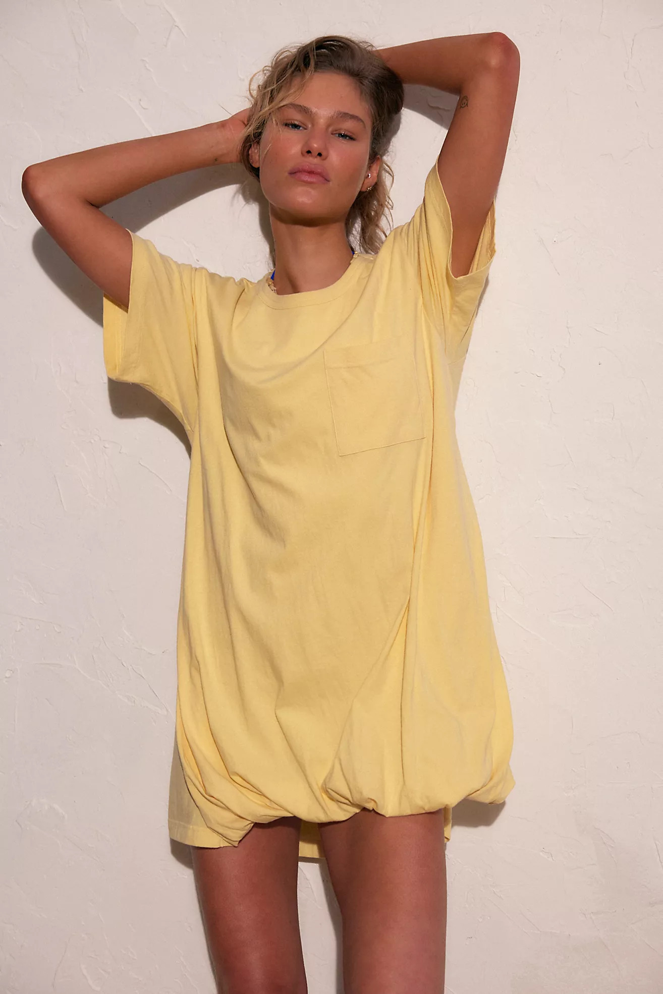 Shorebound Cotton-Jersey Mini Dress | Free People (Global - UK&FR Excluded)