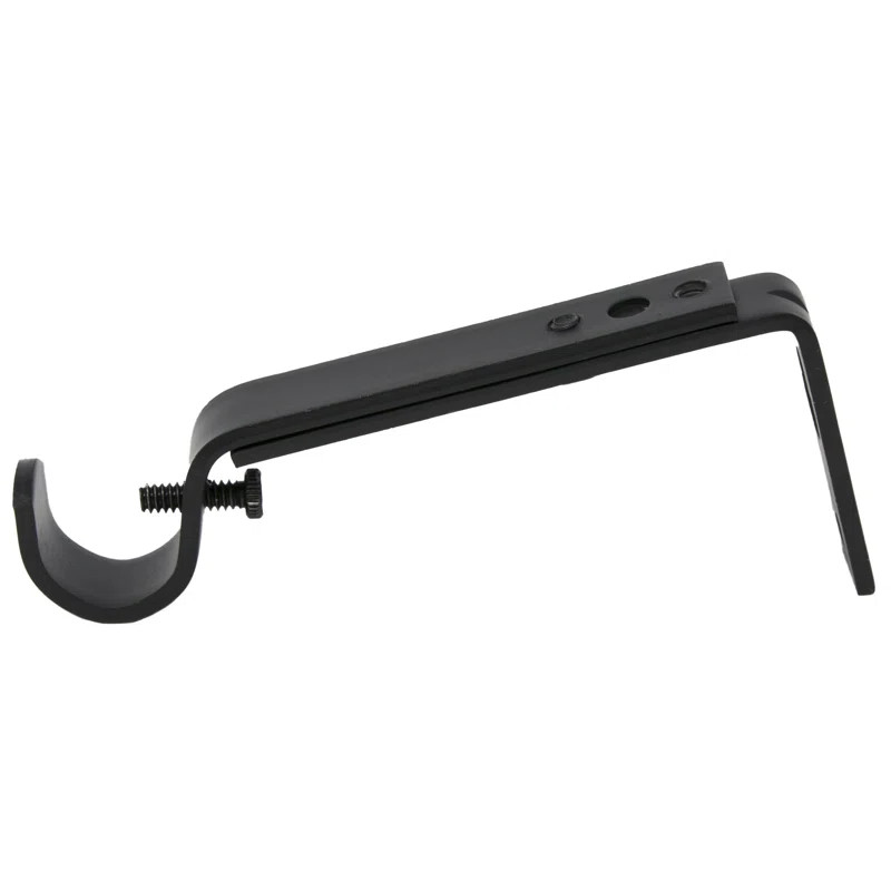 Rebrilliant Liliya Adjustable 28'' to 48'' 0.75'' Single Curtain Rod & Reviews | Wayfair | Wayfair North America