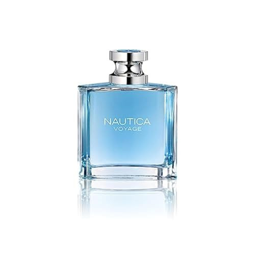 Nautica Voyage Eau De Toilette, Cologne and Fragrance For Men, Fresh, Romantic, Fruity Scent Woody, Aquatic Notes of Apple, Water Lotus, Cedarwood, and Musk Ideal Day Wear, Long Lasting 3.3Fl oz | Amazon (US)