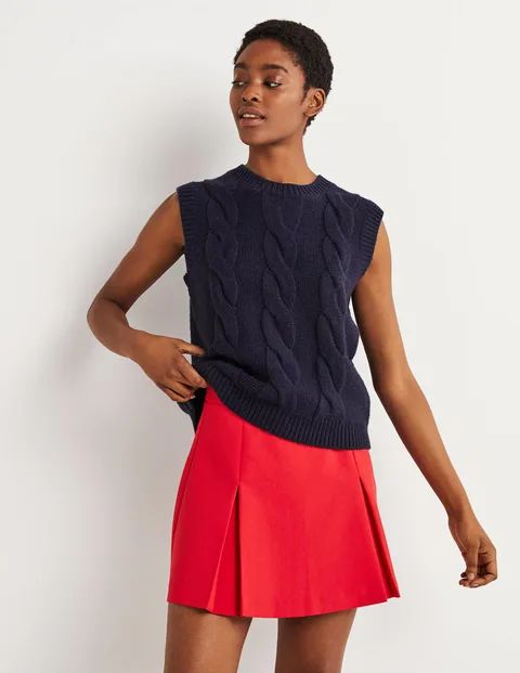 BOX PLEAT A-LINE SKIRT | Boden (US)