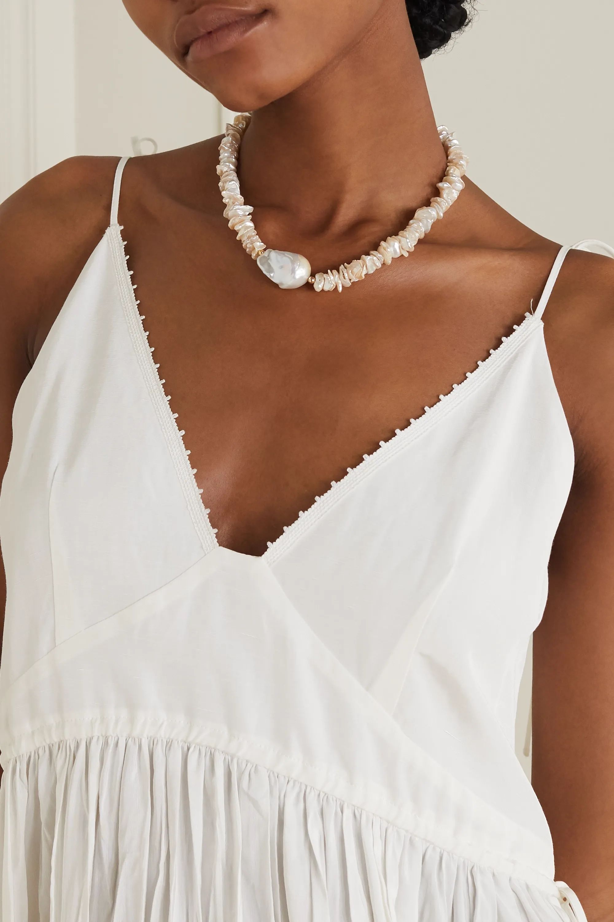 Pommeline gold-plated pearl necklace | NET-A-PORTER (UK & EU)