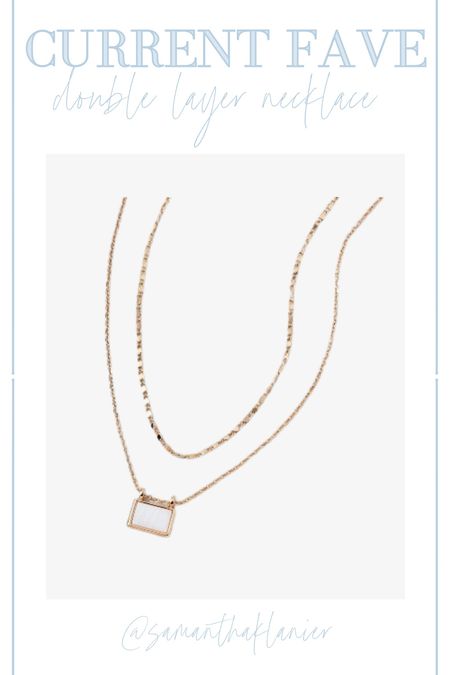 Favorite double layer necklace.  Doesn’t tangle or tarnish on me.

#LTKFindsUnder50 #LTKStyleTip #LTKGiftGuide