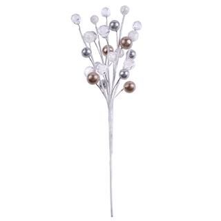 Silver & White Berry Bead Pick by Ashland® | Michaels Stores