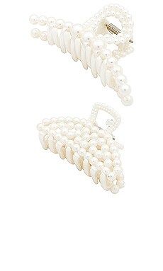 Pearl Beaded Claw Clip Set
                    
                    Lovers and Friends | Revolve Clothing (Global)