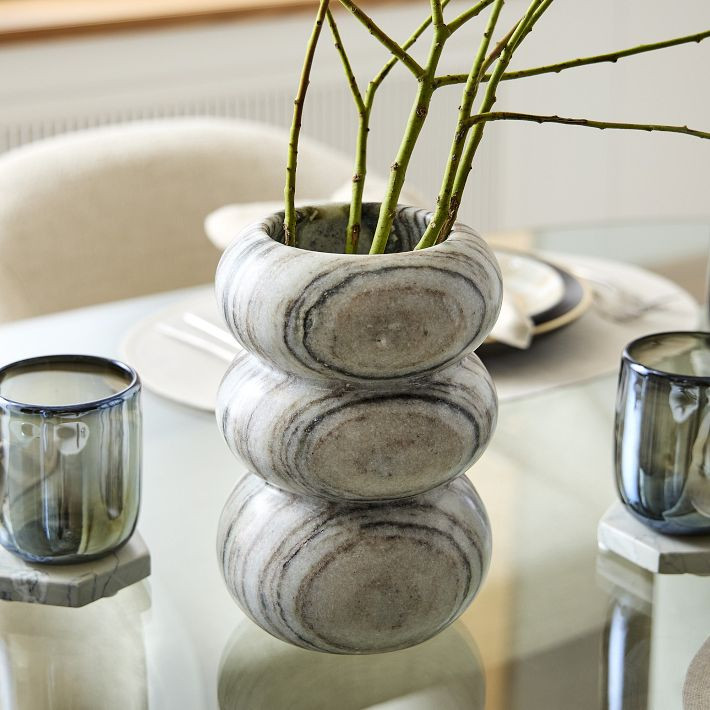 Kali Marble Vases | West Elm (US)