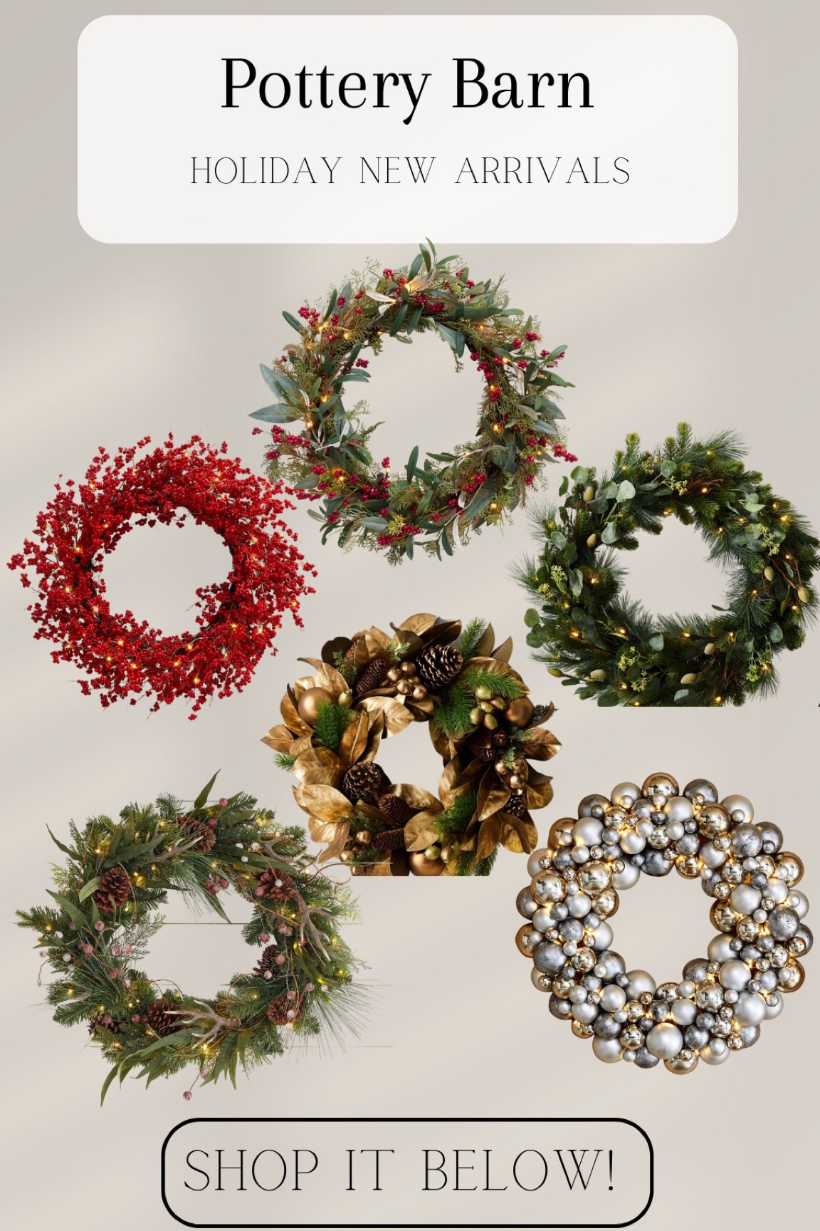 Holiday wreaths from Pottery Barn!

Greenery
Wreaths
Faux florals
Pottery barn
Neutral home
Home decor finds
Amazon
Crate and barrel
Target
Cozy home
Christmas decor
Holiday decor
Decor favourites
Minimalist home
Area Rugs
Loloi rugs
Vase decor
Neutral vases
Wall Art
Christmas trees
Holiday favourites 
Bedroom decor
Kitchen decor
Living room decor
Office decor 
Dining room decor 

#livingroomdecor #livingroommakeover #livingroomideas #livingroominspo #livingroomtips #livingroomtiktok #livingroomdecorinspiration #livingroomdecorationideas #livingroomdesign

#LTKHoliday #LTKhome #LTKSeasonal