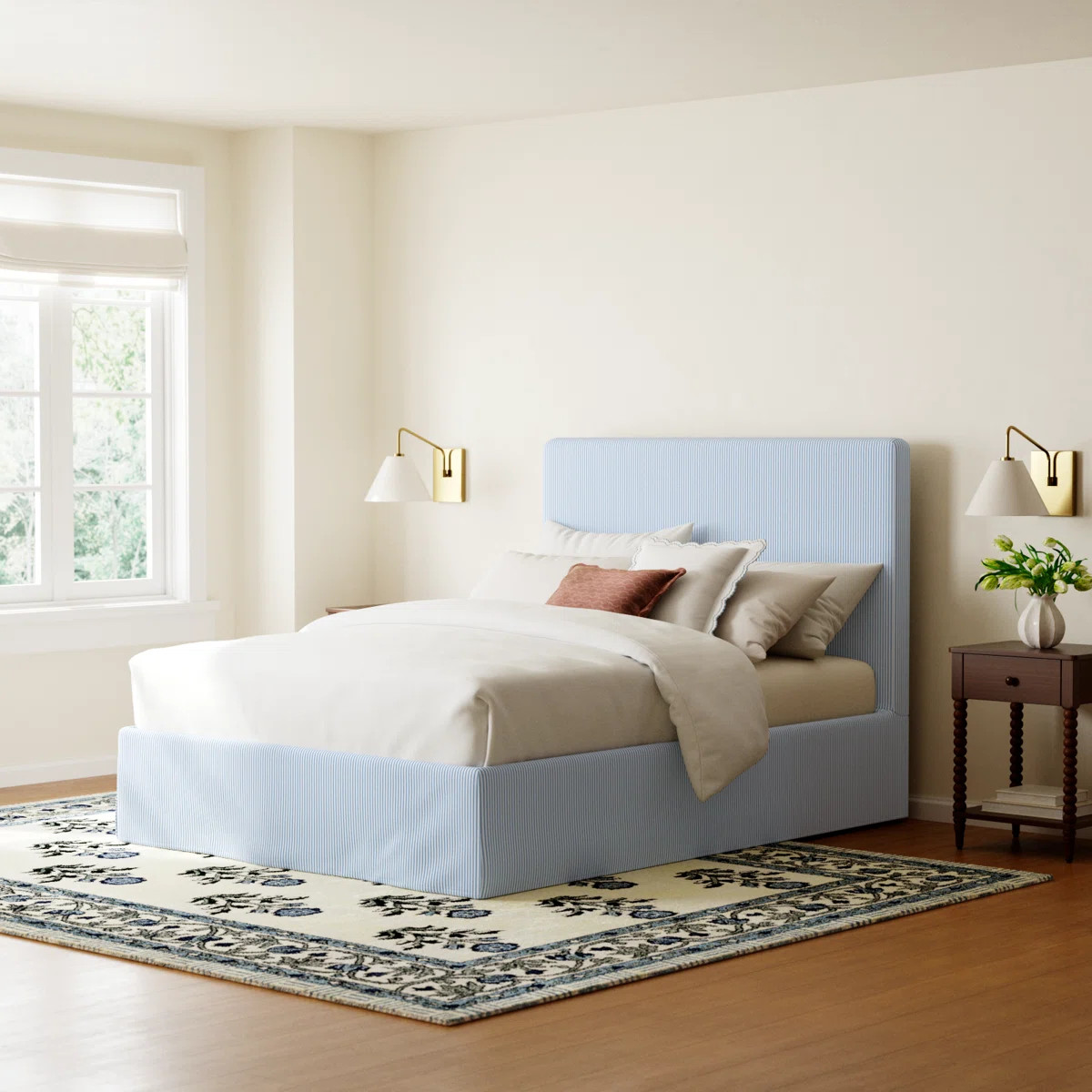 Verona Upholstered Slipcover Bed | Wayfair North America