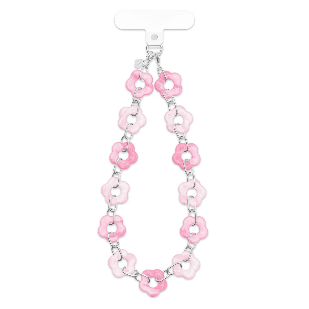 Pink Blossom Chain Phone Charm | Velvet Caviar