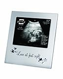 Prinz 5 by 4-Inch Love at First Sight Sonogram Frame, Silver | Amazon (US)