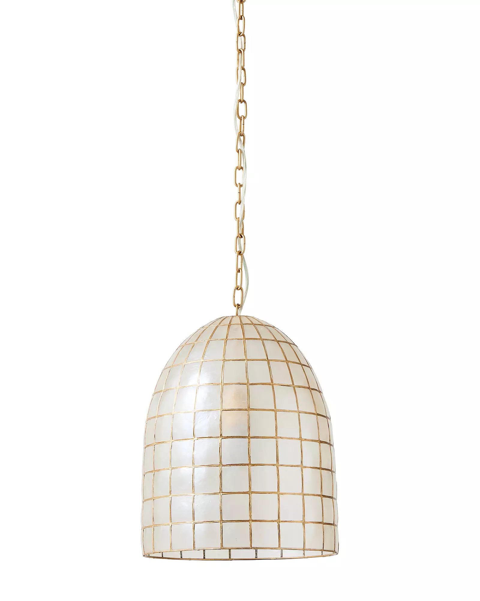 Capiz Tiled Pendant | Serena and Lily