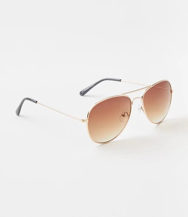 Modern Aviator Sunglasses | LOFT