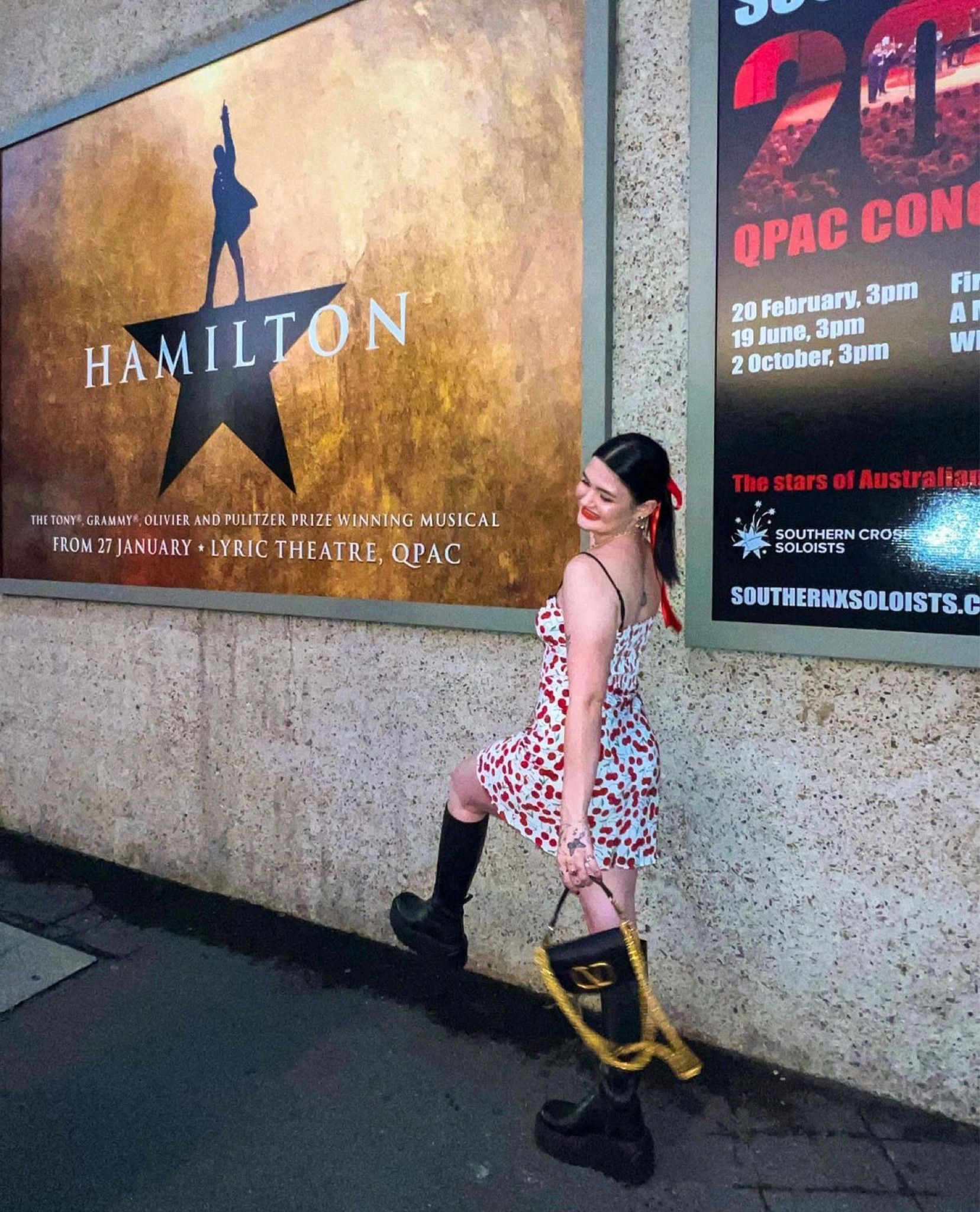 Going to see a musical ❤️🍒

#LTKshoecrush #LTKitbag #LTKaustralia