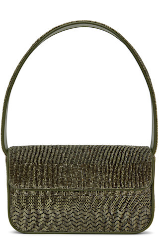 Green Tommy Beaded Bag | SSENSE