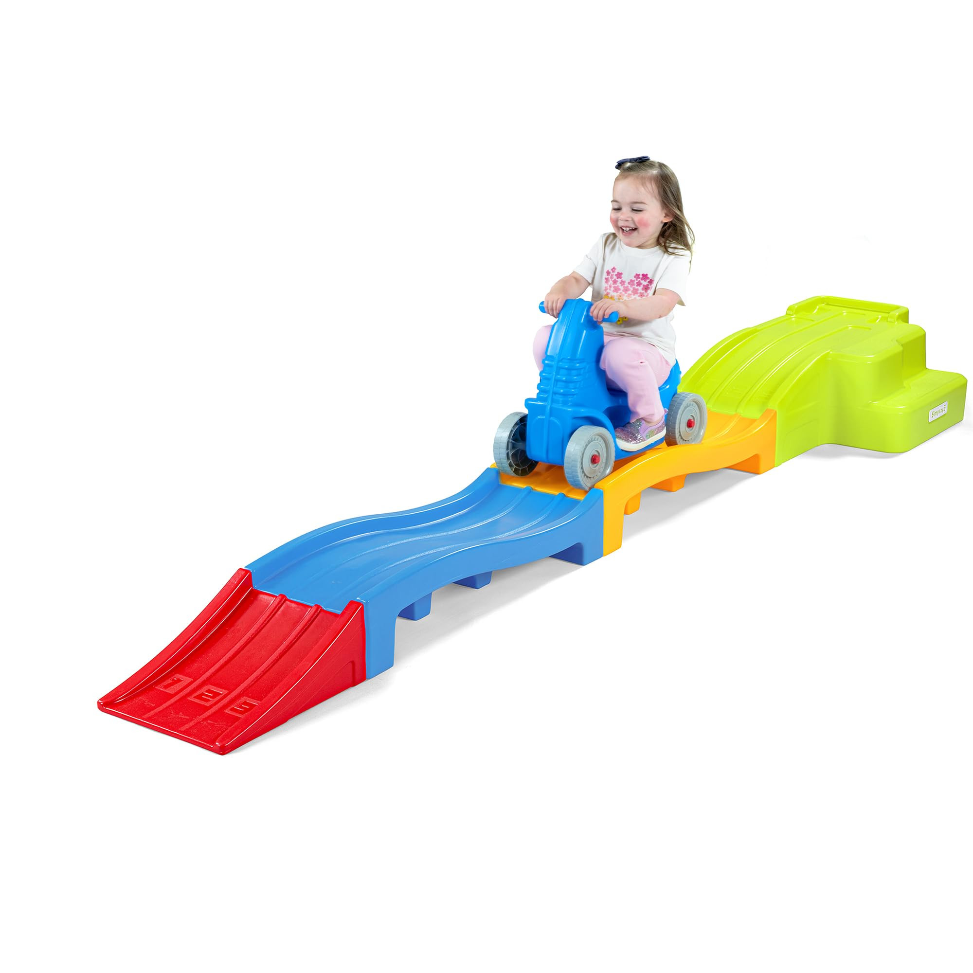 Simplay3 Deluxe Expandable Roller Coaster with Tracks, Downhill Race Track for Growing Kids, Indo... | Amazon (US)