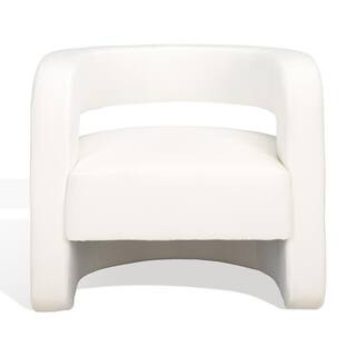 Anissa White Accent Chair | The Home Depot
