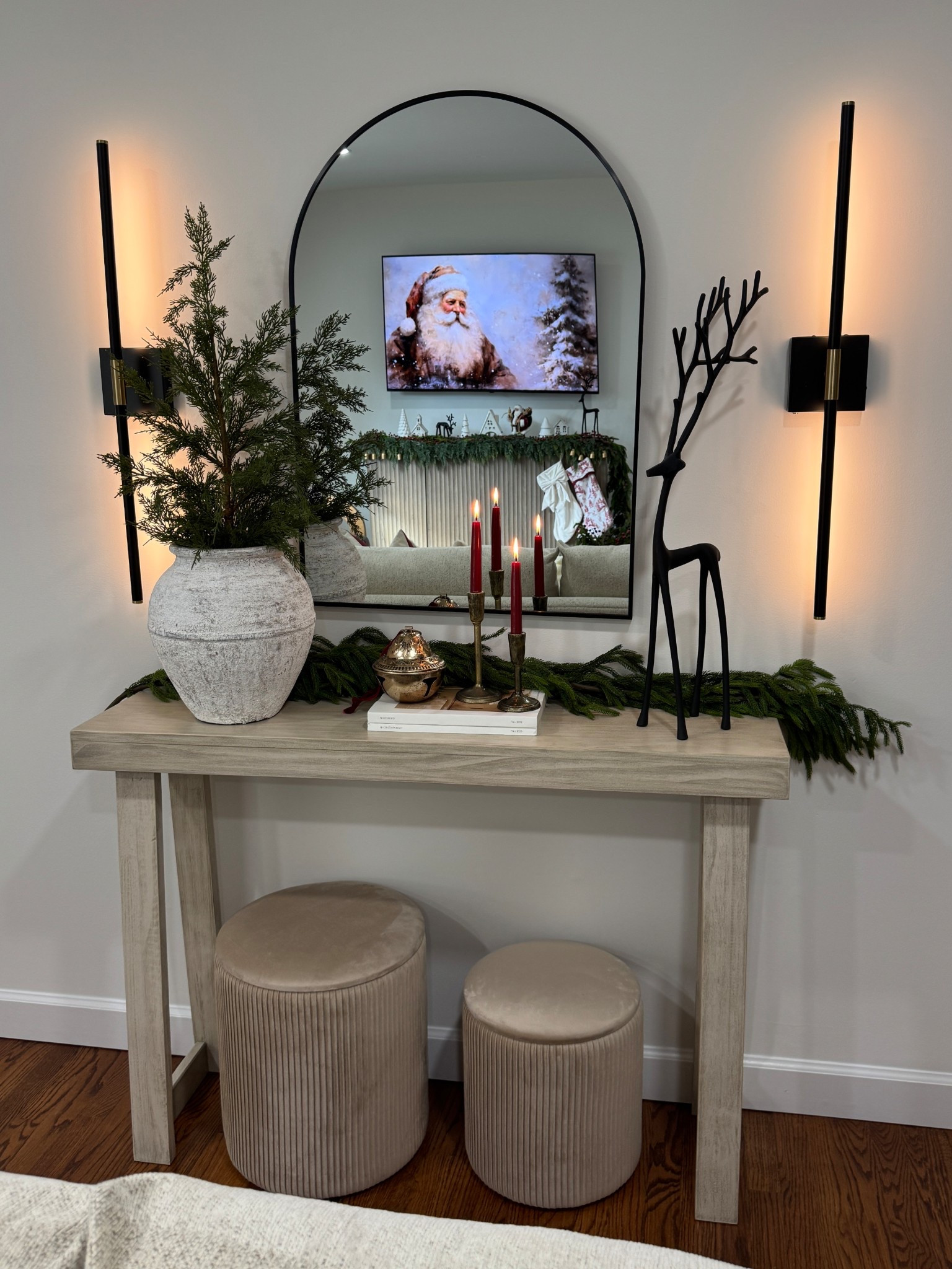 Entryway decor 

#LTKHoliday #LTKSeasonal #LTKHome