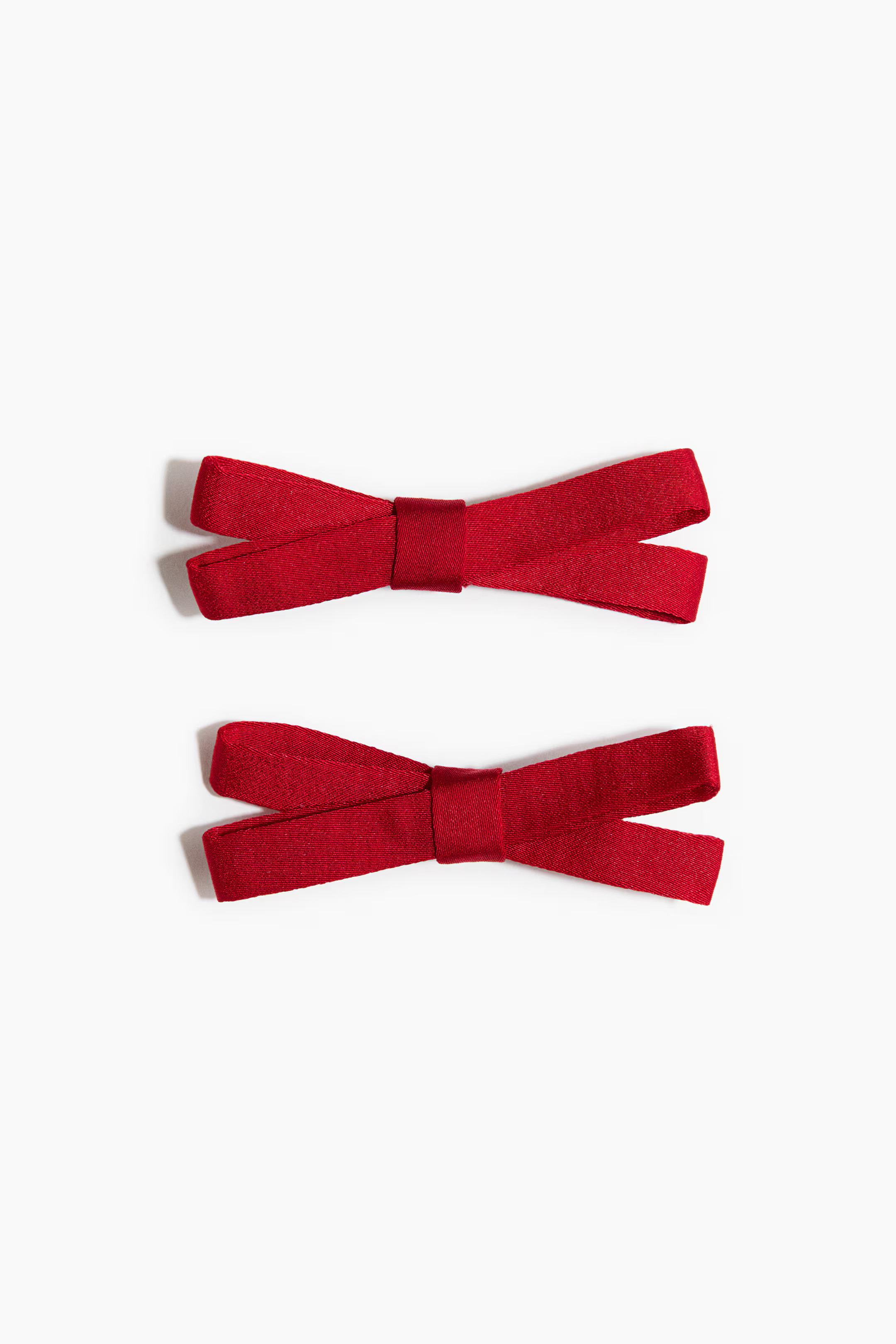 2-Pack Bow Hair Clips | H&M (US + CA)