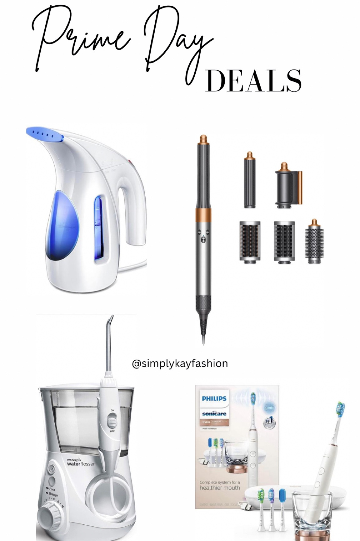 Amazon Prime Day 
As a hygienist I highly recommend am electric toothbrush and Waterpik! Also the Dyson Airwrap is on sale!! 

#LTKhome #LTKxPrimeDay