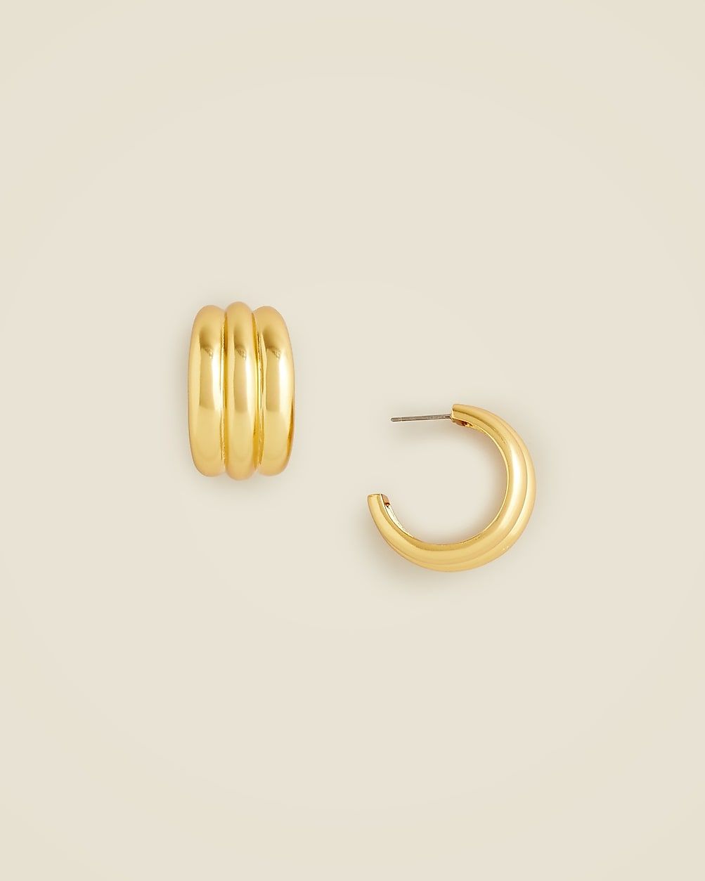 Textured hoop earrings | J. Crew US