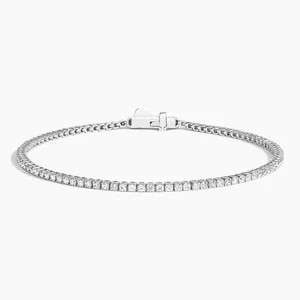 14K White Gold 7 in. Petite Lab Diamond Tennis Bracelet (1 1/2 ct. tw.) | Brilliant Earth