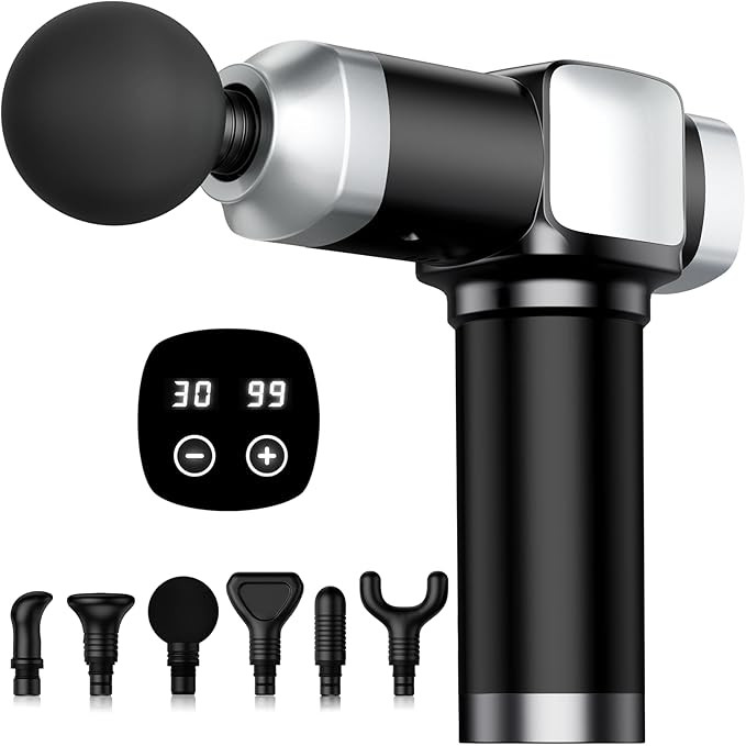 Deep Tissue Massage Gun, Portable Percussion Electric Muscle Massager for Pain Relief, Handheld M... | Amazon (US)