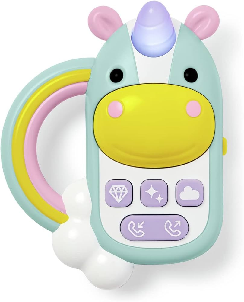 Skip Hop Baby Phone Toy, Zoo, Unicorn | Amazon (US)