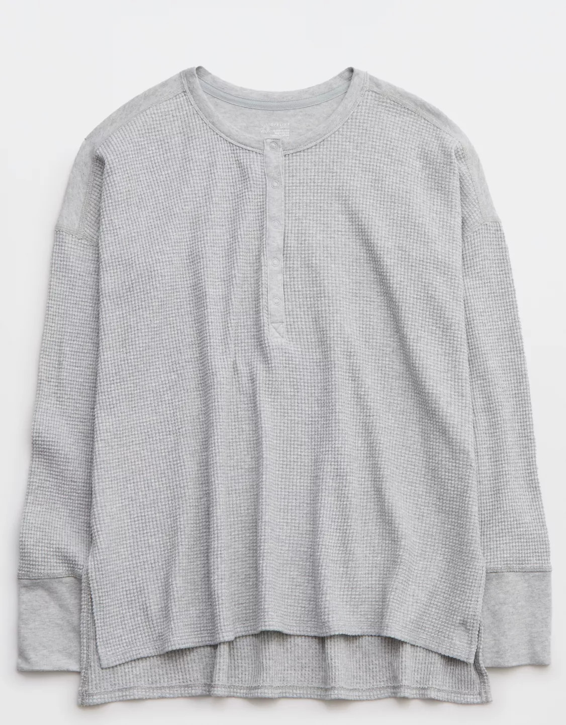 OFFLINE By Aerie Wow! Waffle Henley T-Shirt | Aerie