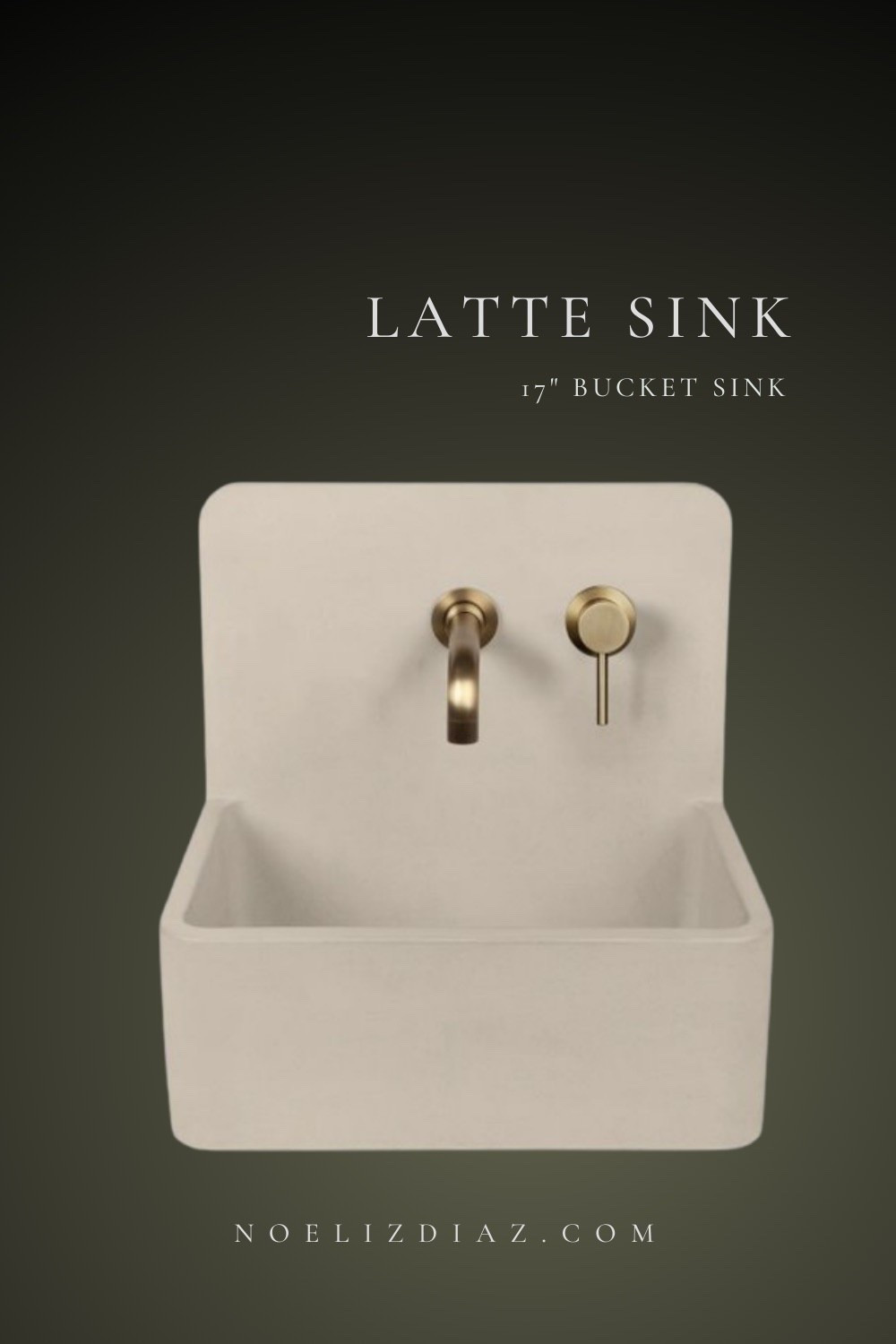 Latte wall mounted sink available in various sizes and colors! #moody #neutrals #sink #bathroom

#LTKdayinmylife #LTKmorningroutine #LTKHome