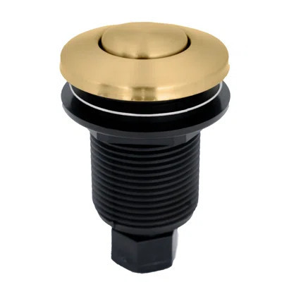 ZLINE Autograph Edition Air Switch Button in Polished Gold for Garbage Disposal (DBM-PG) | Wayfair North America