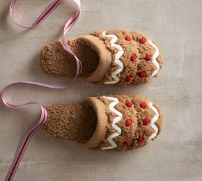 Gingerbread Slippers | Pottery Barn CA