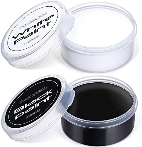 BOBISUKA Blank in the Dark Black + White Oil Face Body Paint Set, Large Capacity Professional Pai... | Amazon (US)