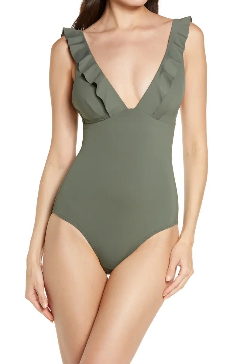 Frill One-Piece Swimsuit | Nordstrom