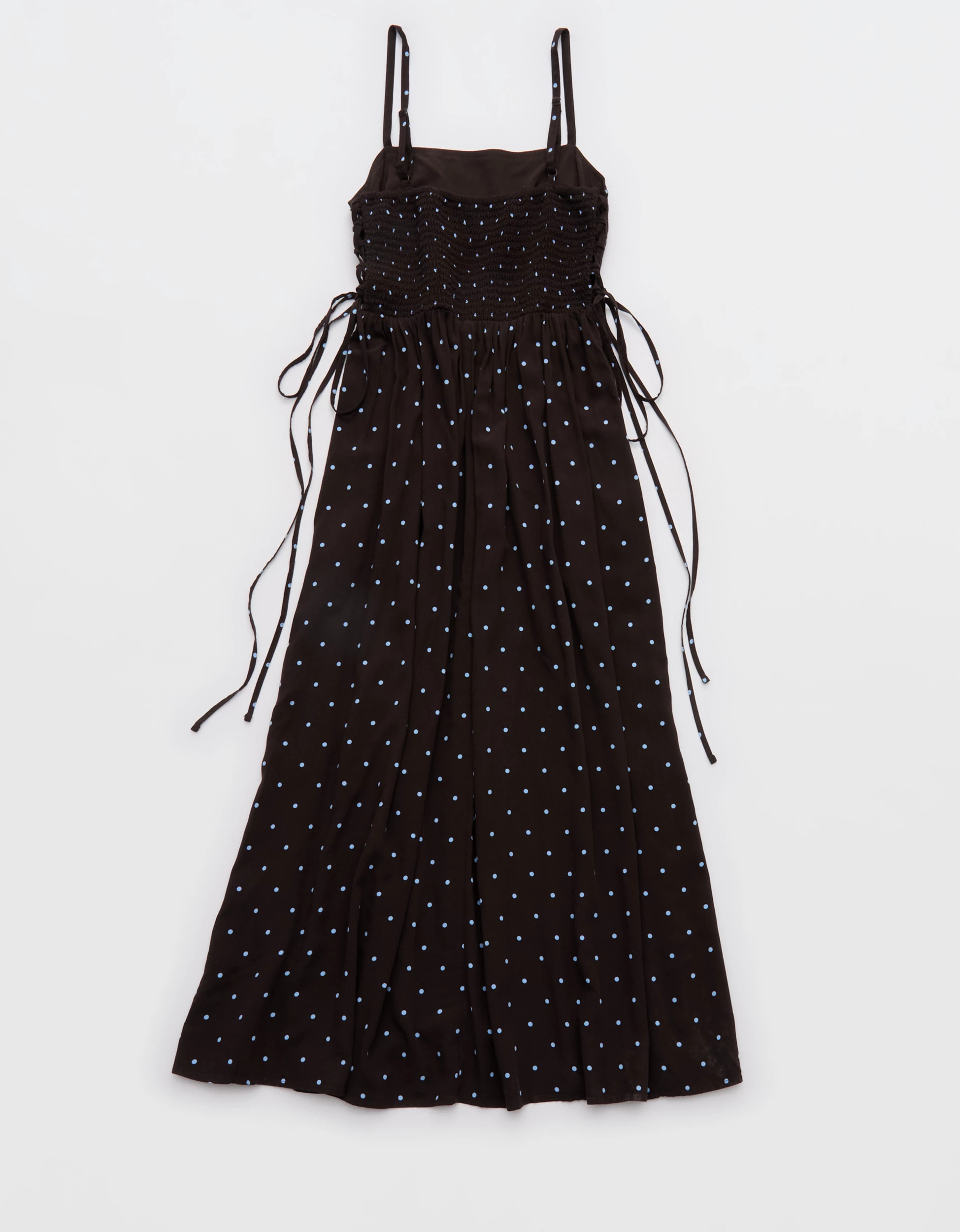 Aerie Happy & Drapey Lace Up Dress | Aerie