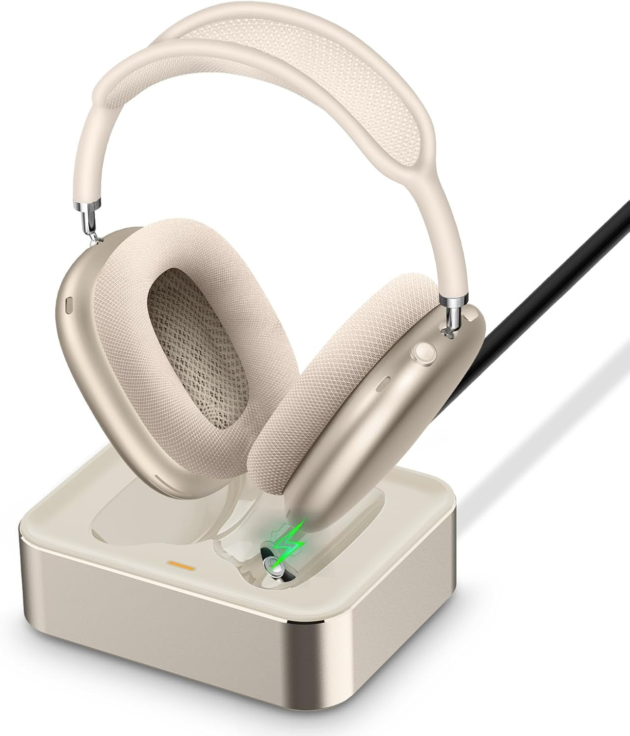 Headphone Charging Station for AirPods Max 2024 & 2020 - Magnetic Headset Charger Dock with Dual ... | Amazon (US)