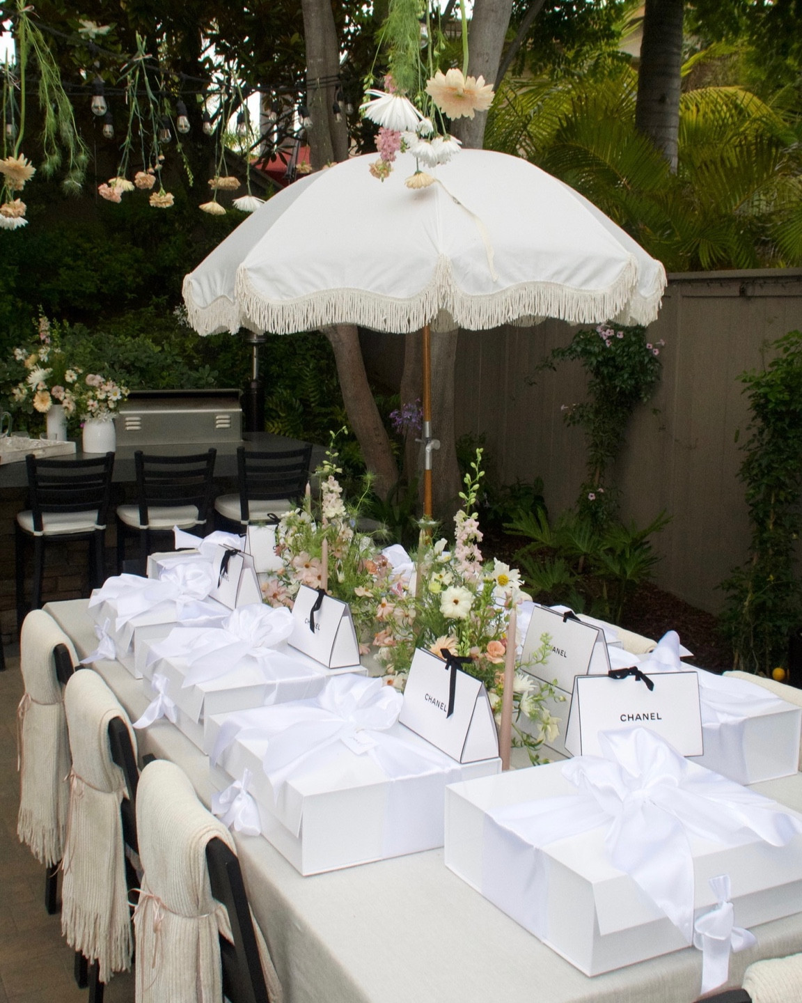 Bridal proposal boxes:
(Not linked)
Nadine Merabi pajamas
Nadri jewelry 
Chanel highlighter
Rhode lip treatment

#LTKwedding