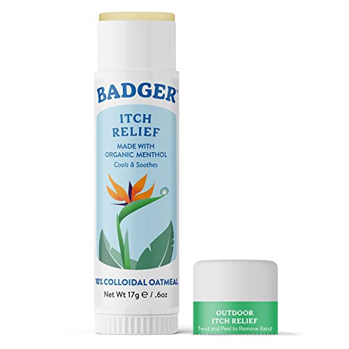 Badger Bug Bite Itch Relief Stick, Natural & Organic Anti Itch Cream for Bug Bites, Rashes & Poison Ivy, Fast Itchy Skin Relief After Bite, Works Great, Smells Great, Easy to Use, .6 oz | Amazon (US)