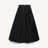 Women's Godet Maxi Skirt in Black | Balenciaga CA