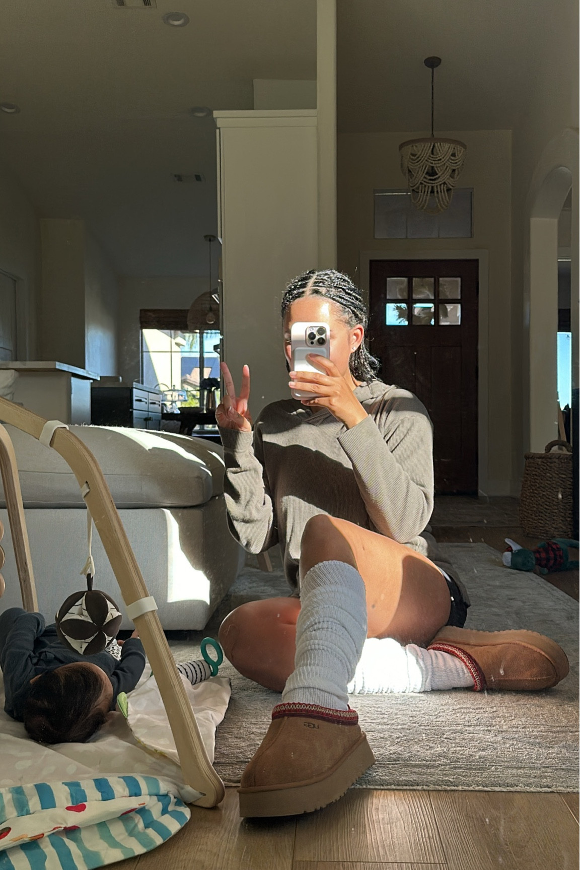 cozy socks + uggs and playtime 💫🤍✨

#LTKU #LTKhome #LTKbaby