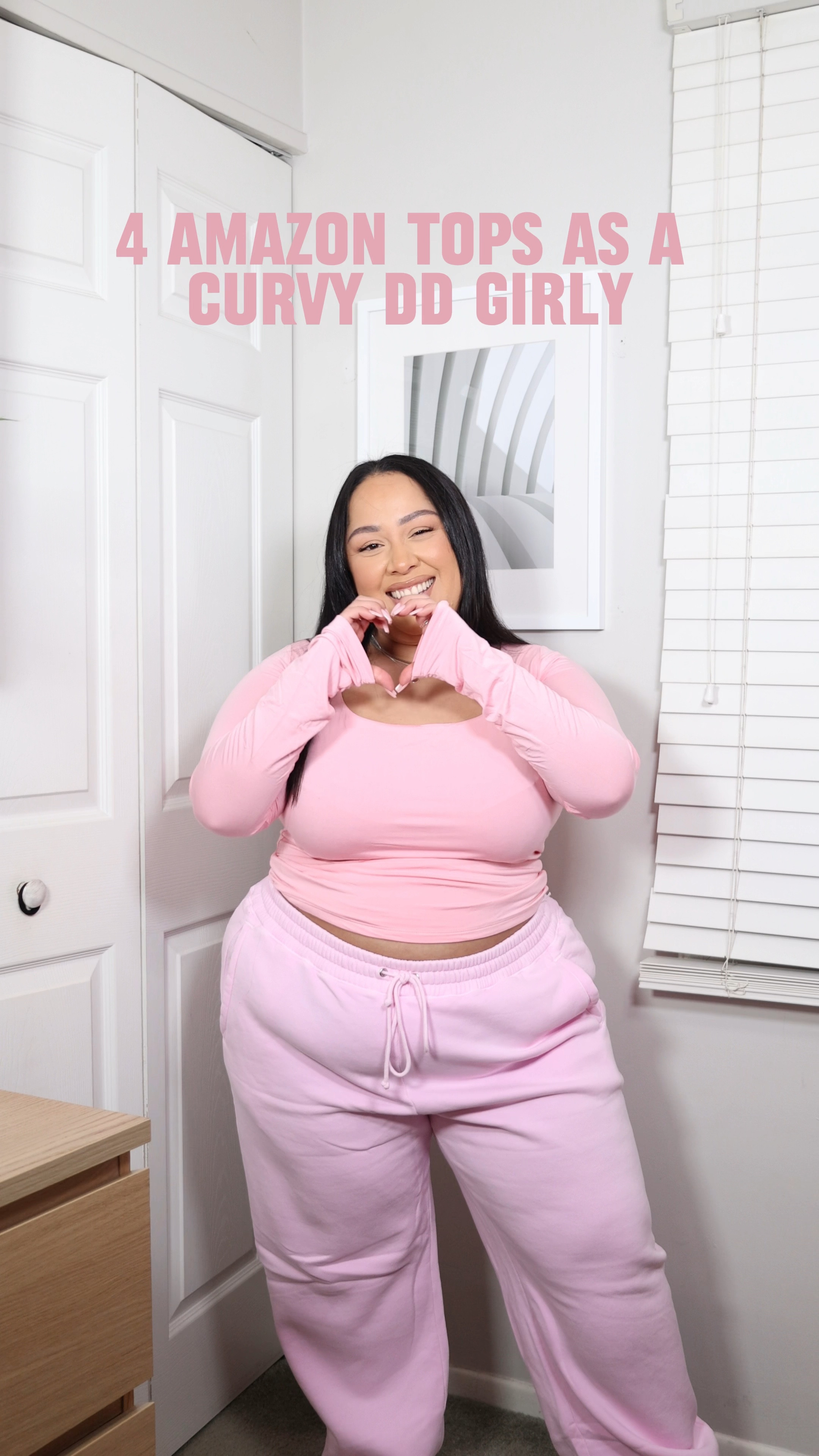 4 pink amazon tops as a size xxl and dd girly 

#LTKVideo #LTKfindsunder50 #LTKplussize
